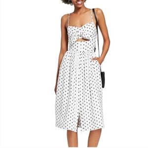 *DONATING* NWT Xhilaration Polka Dot Midi Dress